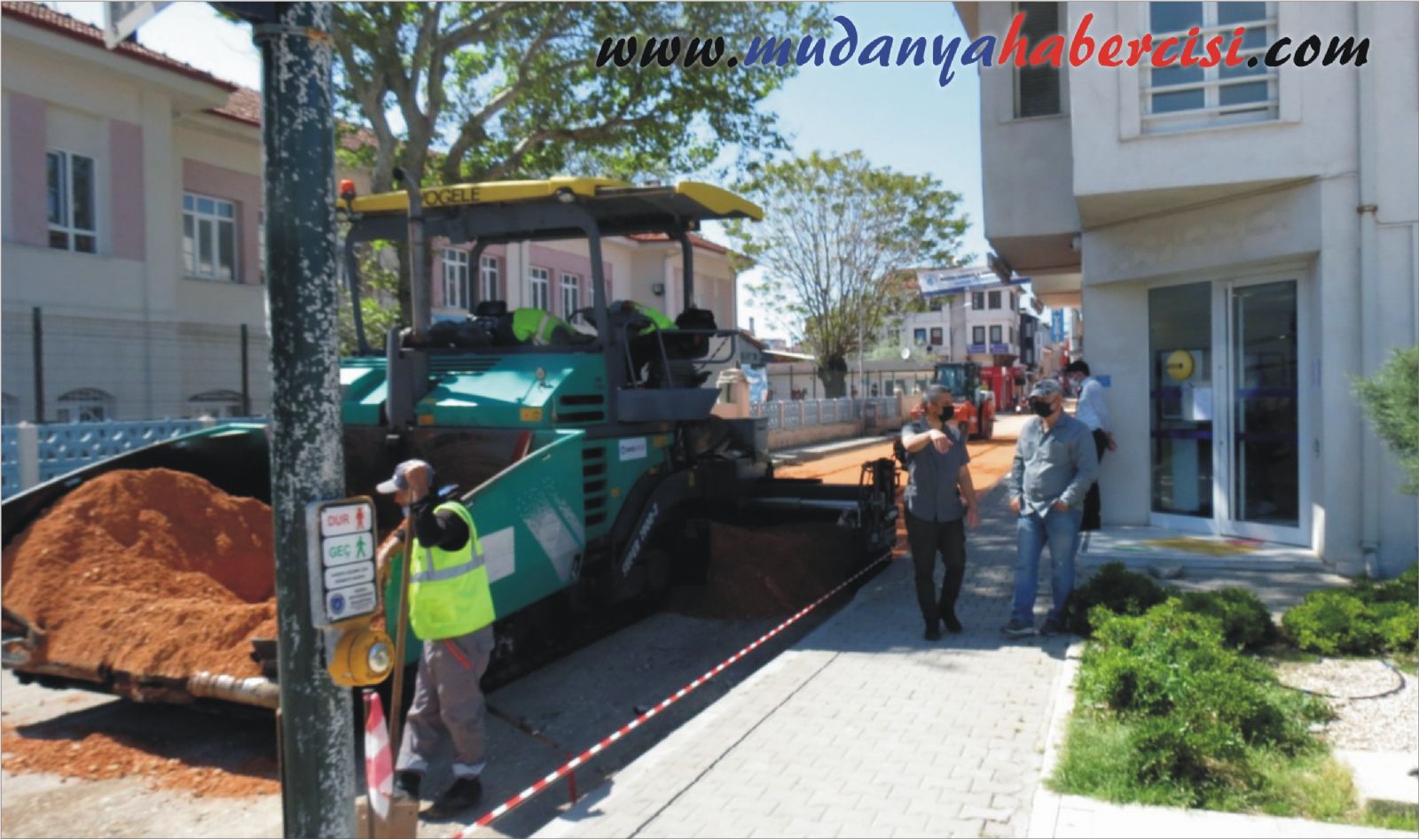 TAM KAPANMADA MUDANYA'NIN CADDELER YENLENYOR